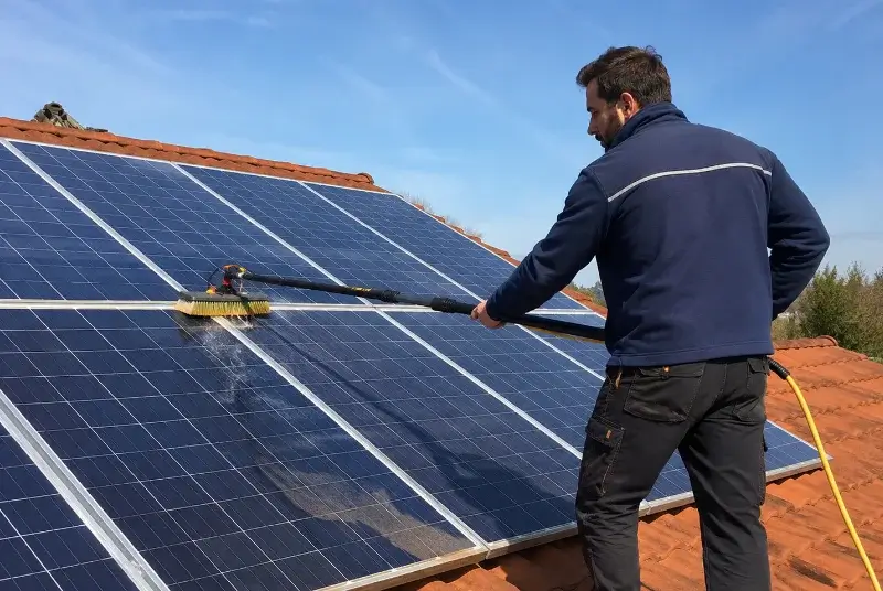 Nettoyage et entretien de panneaux solaires à Saint-Bonnet-du-Gard